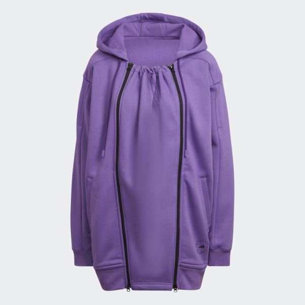 Adidas By Stella Mccartney Truestrength Maternity Veste 3-en-1 Violet Chaud