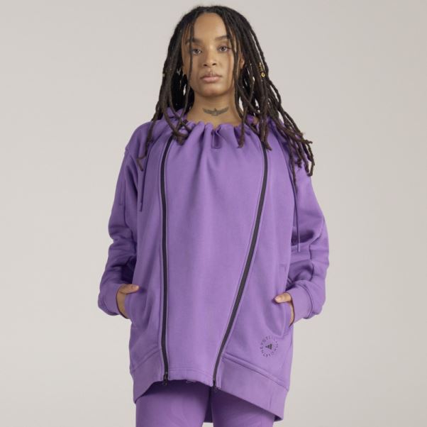 Adidas By Stella Mccartney Truestrength Maternity Veste 3-en-1 Violet Chaud
