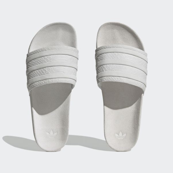 Adilette Slides Adidas Blanc