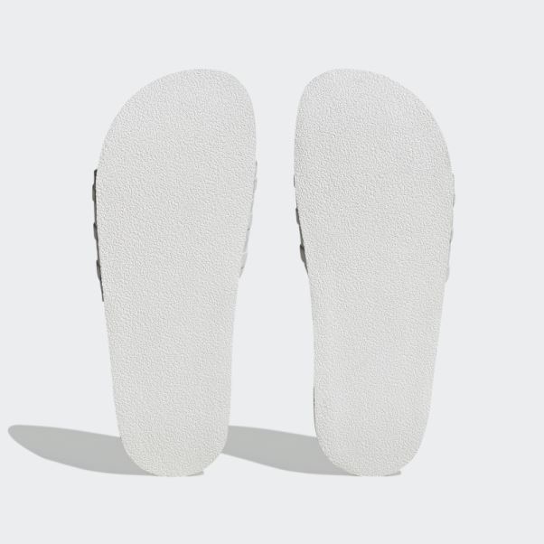 Adilette Slides Adidas Blanc