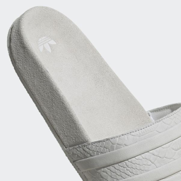 Adilette Slides Adidas Blanc
