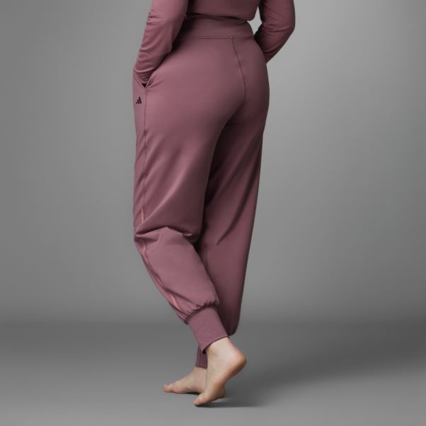 Pantalon De Yoga Authentique Balance Bordeaux (grande Taille) Adidas