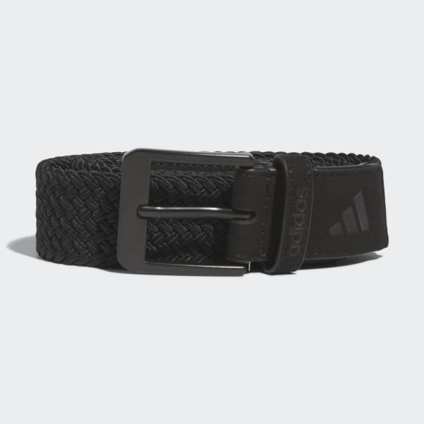 Ceinture Stretch Tressée Adidas Noire