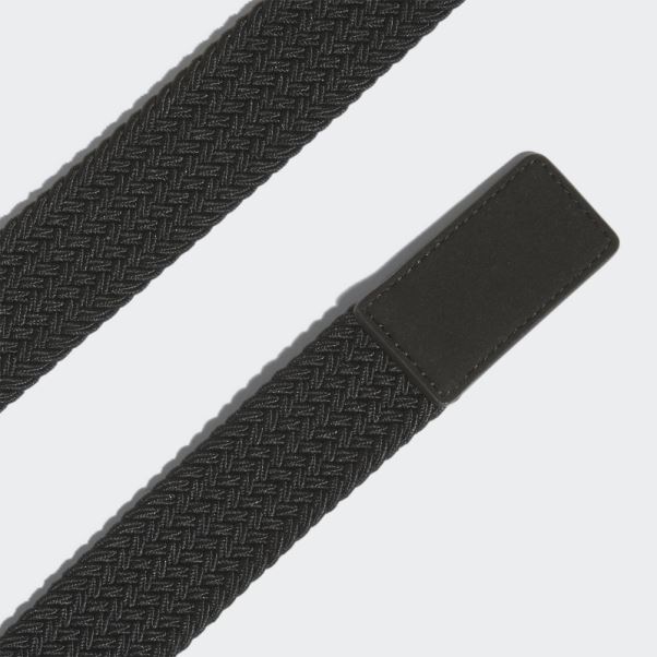 Ceinture Stretch Tressée Adidas Noire