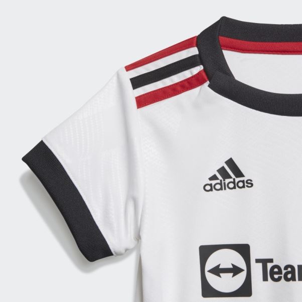 Tenue Bébé Adidas Manchester United 22/23 Extérieur Blanc