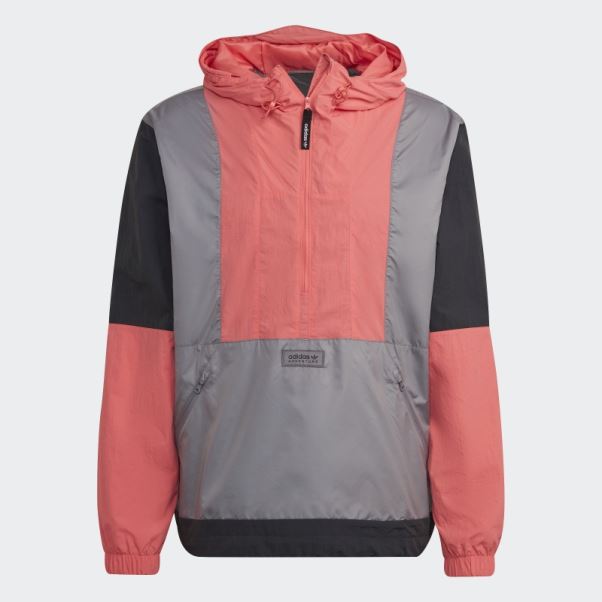 Coupe-vent Adidas Aventure Bloqué Gris Chaud