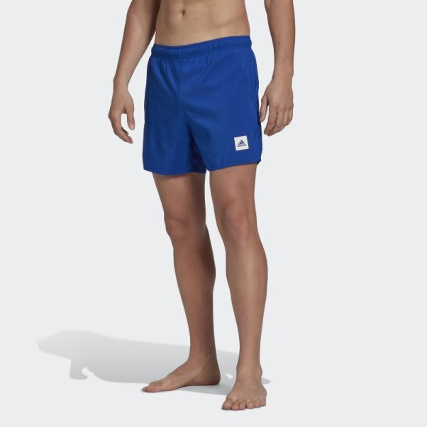 Short De Bain Uni Court Bleu Royal Adidas