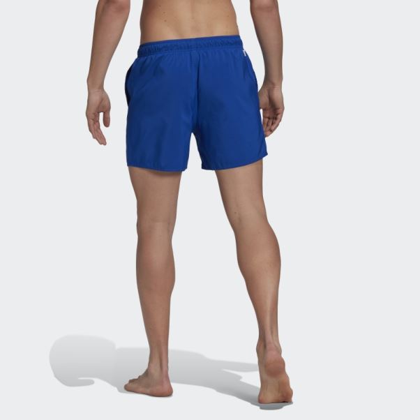 Short De Bain Uni Court Bleu Royal Adidas