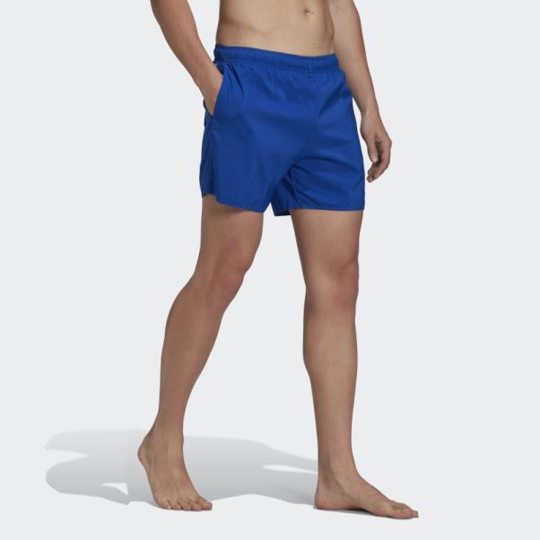 Short De Bain Uni Court Bleu Royal Adidas