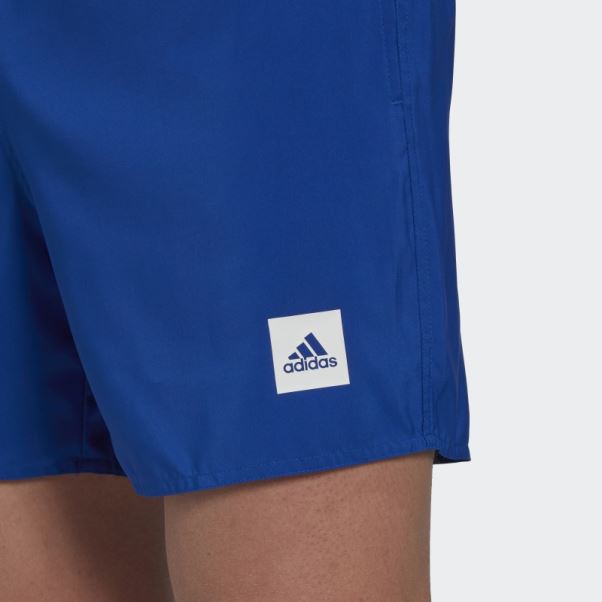 Short De Bain Uni Court Bleu Royal Adidas