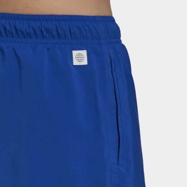 Short De Bain Uni Court Bleu Royal Adidas