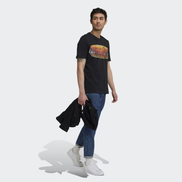 T-shirt Charpentier De Basket-ball Adidas X Paris Noir