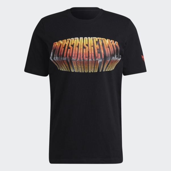 T-shirt Charpentier De Basket-ball Adidas X Paris Noir