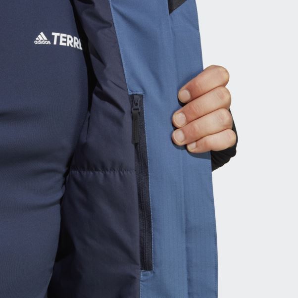 Veste Graphique De Neige Isolée à 2 Couches Adidas Steel Terrex