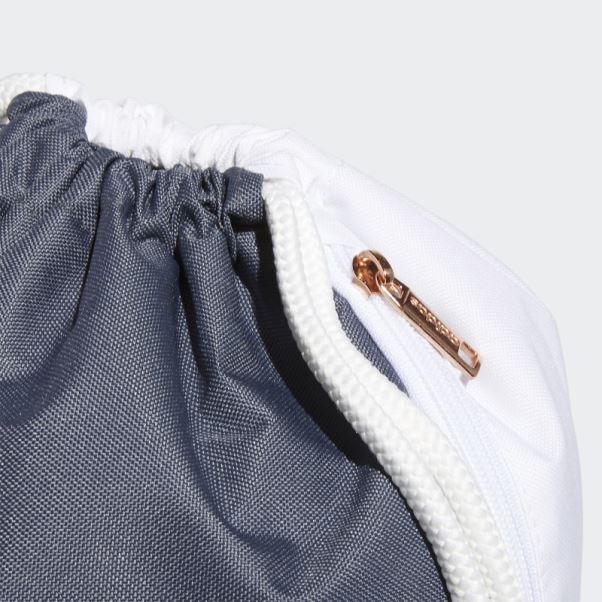 Sac à Dos Classique à 3 Bandes Blanc Adidas