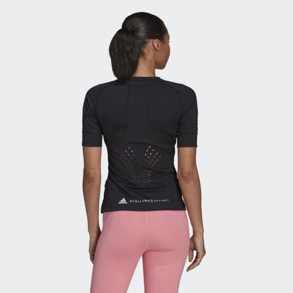 Adidas By Stella Mccartney Truepurpose T-shirt D'entraînement Noir Mode