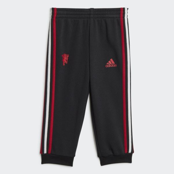 Manchester United 3-stripes Baby Jogger Ensemble Noir Adidas
