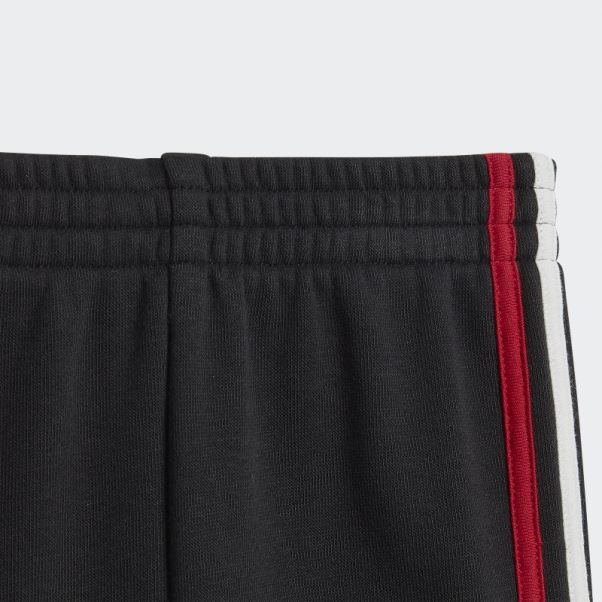 Manchester United 3-stripes Baby Jogger Ensemble Noir Adidas