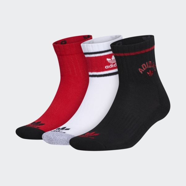 Adidas New Prep Quarter Chaussettes 3 Paires Noir