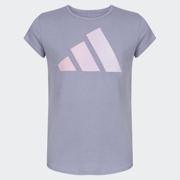 T-shirt Essentiel Ss Argent Violet Adidas