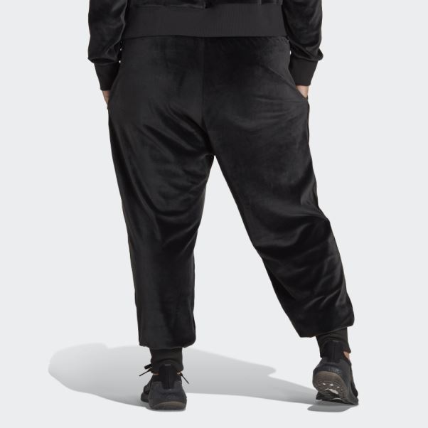 Adidas Pantalon De Jogging En Velours Cosy Holidayz Noir (grande Taille)