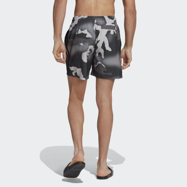 Short De Bain Adidas Originals Camo Noir