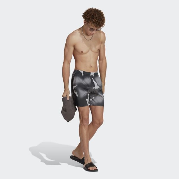 Short De Bain Adidas Originals Camo Noir