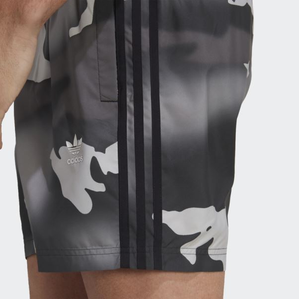 Short De Bain Adidas Originals Camo Noir
