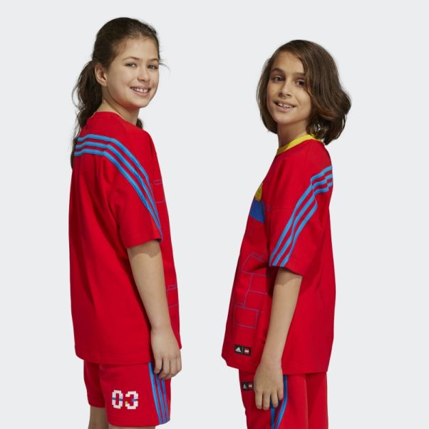 Tee Shirt Adidas X Classic Lego Rouge