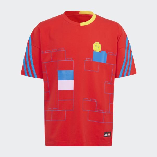 Tee Shirt Adidas X Classic Lego Rouge