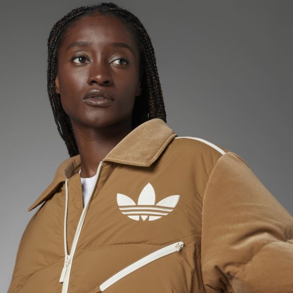 Doudoune Adidas Desert Adicolor 70s Velours Marron