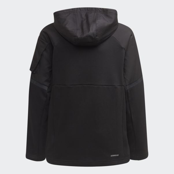 Sweat à Capuche Entièrement Zippé Conçu Pour Gameday Adidas Noir