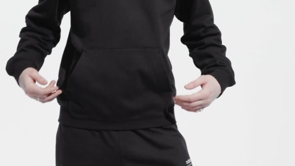 Sweat à Capuche Adidas Aventure Noir