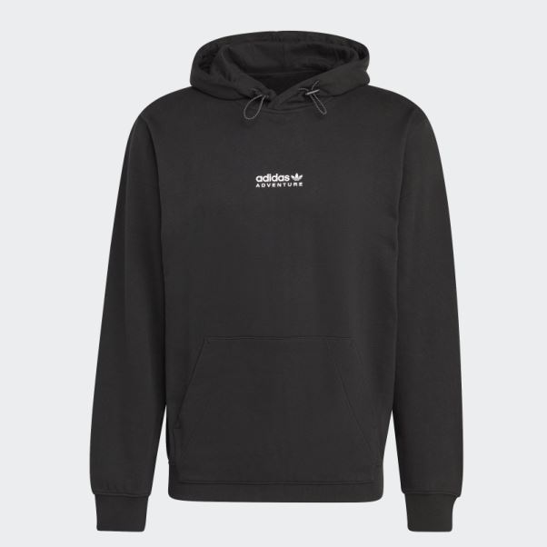 Sweat à Capuche Adidas Aventure Noir