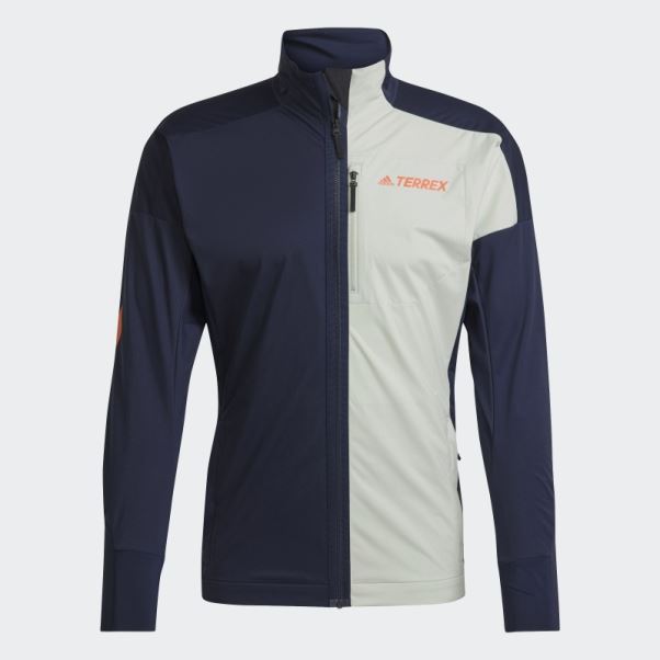 Veste Soft Shell De Ski De Fond Adidas Terrex Xperior Vert Fashion