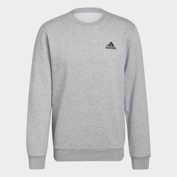 Adidas M Feelcozy Swt Gris Moyen