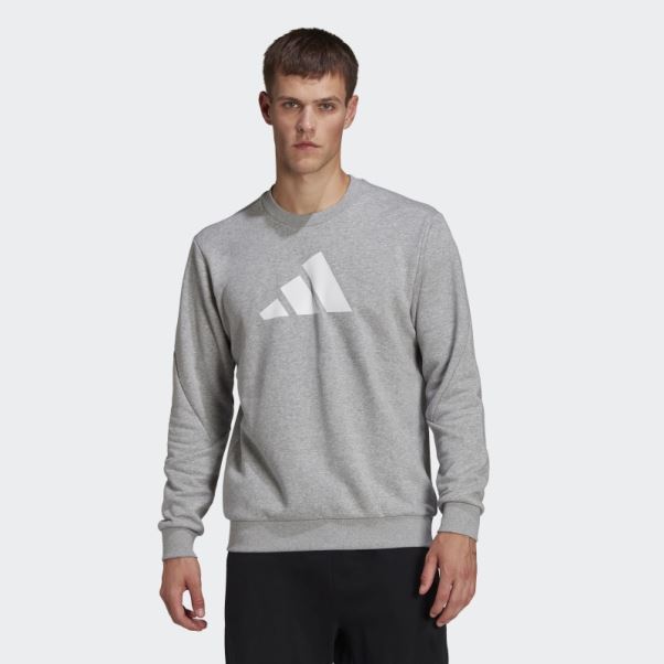 Sweat Adidas Future Icons Gris Moyen