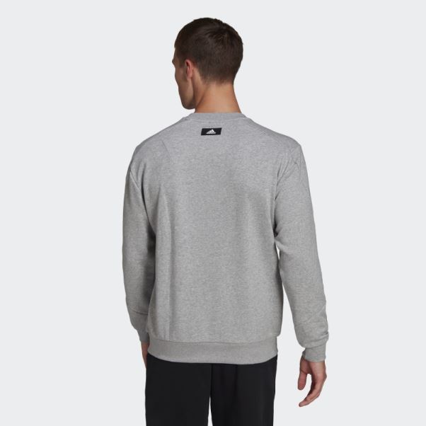 Sweat Adidas Future Icons Gris Moyen