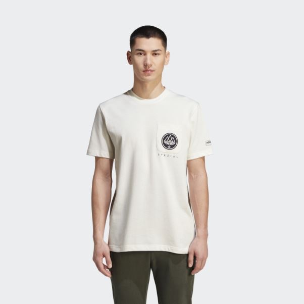 Tee Shirt Adidas Edgerton Blanc