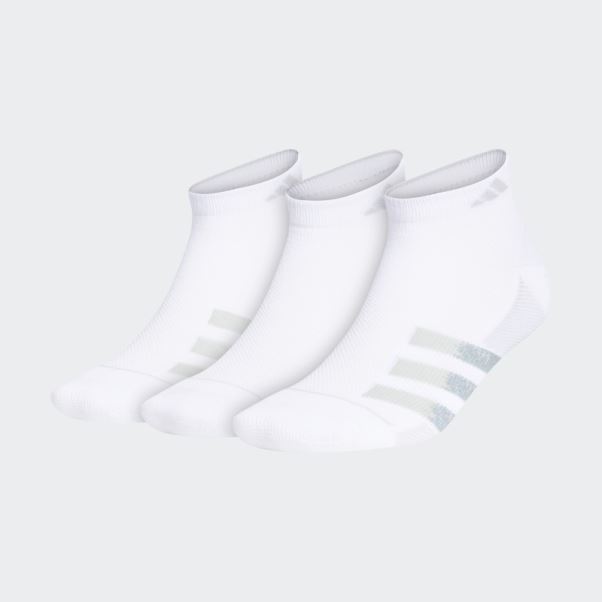 Chaussettes Basses à Rayures Superlite 3 Paires Adidas Blanc