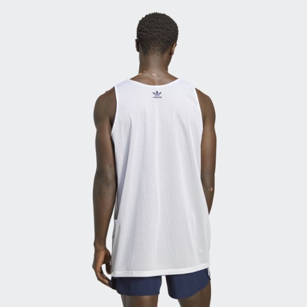 Maillot De Basketball Trèfle Adidas Adicolor Classics Night Indigo