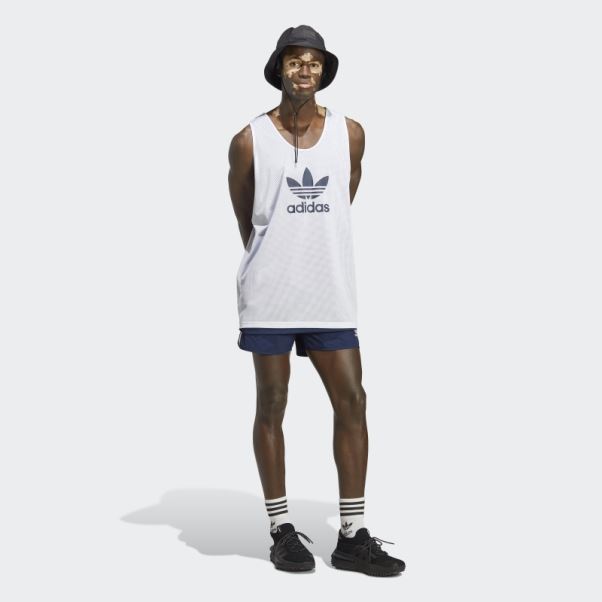 Maillot De Basketball Trèfle Adidas Adicolor Classics Night Indigo