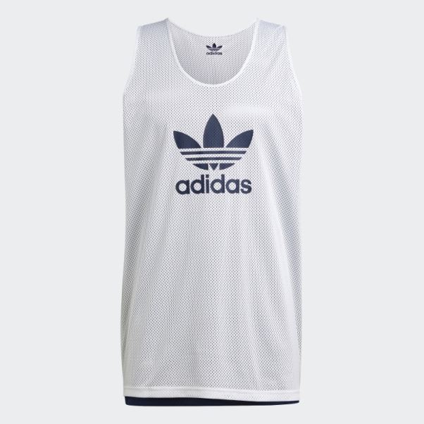 Maillot De Basketball Trèfle Adidas Adicolor Classics Night Indigo