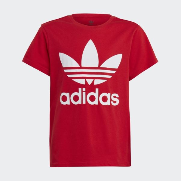 T-shirt Adidas Trèfle Mode écarlate