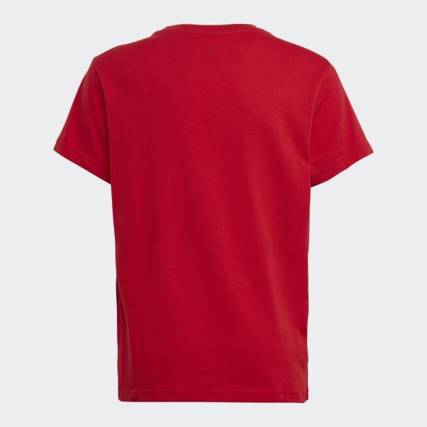 T-shirt Adidas Trèfle Mode écarlate