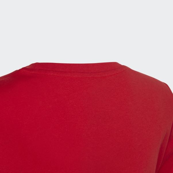 T-shirt Adidas Trèfle Mode écarlate
