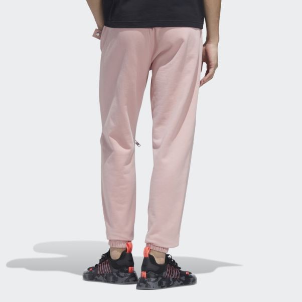 Adidas Pantalon Zippé Mauve