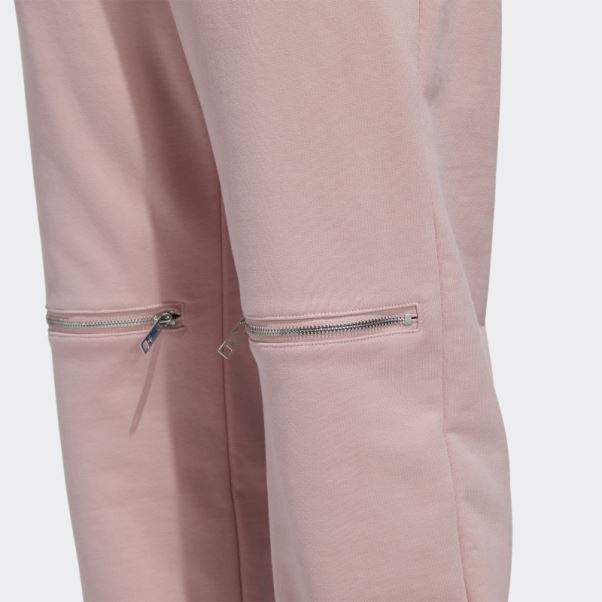 Adidas Pantalon Zippé Mauve