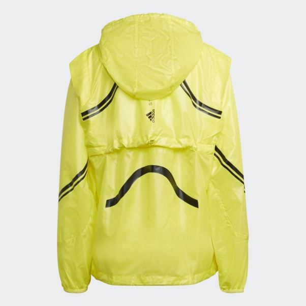 Adidas By Stella Mccartney Truepace Running Veste Choc Jaune