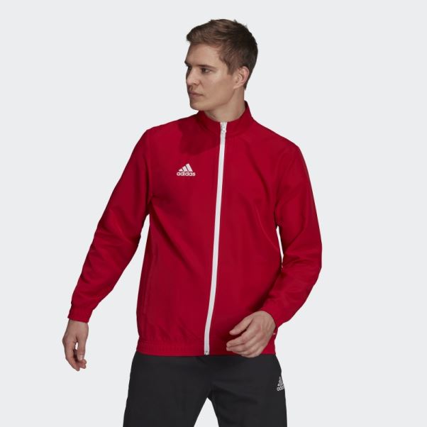 Entrada 22 Présentation Track Top Rouge Adidas